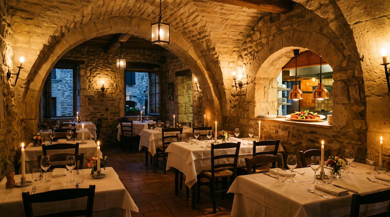 Le restaurant — la salle du restaurant